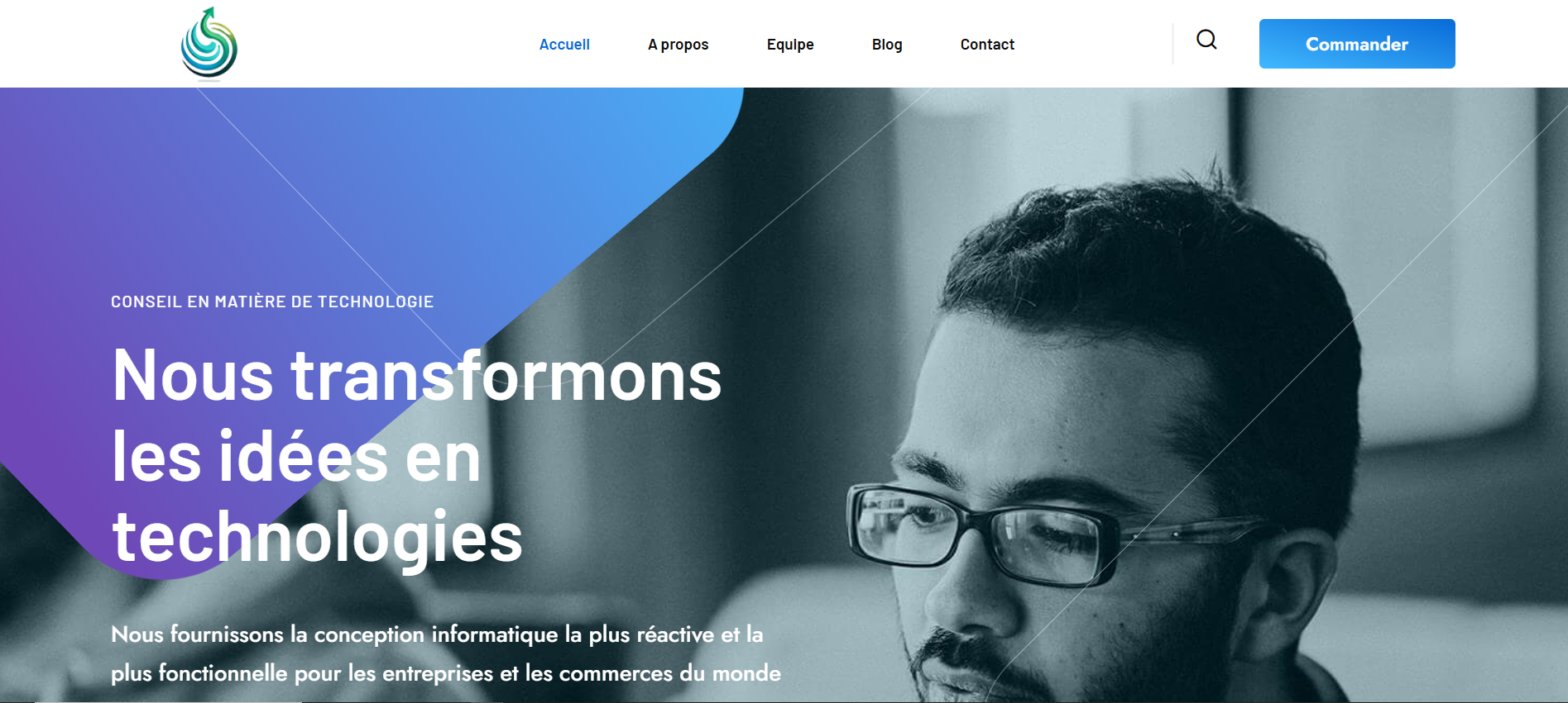 Aperçu du projet : Création du site web de Maono GIE