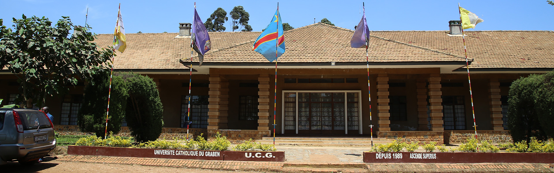 L’Université Catholique du Graben, UCG en sigle, est une institution d’enseignement supérieur et universitaire et de recherche scientifique. Elle est érigée dans le diocèse de Butembo-Beni, dans la province du Nord-Kivu, en République Démocratique du Congo.